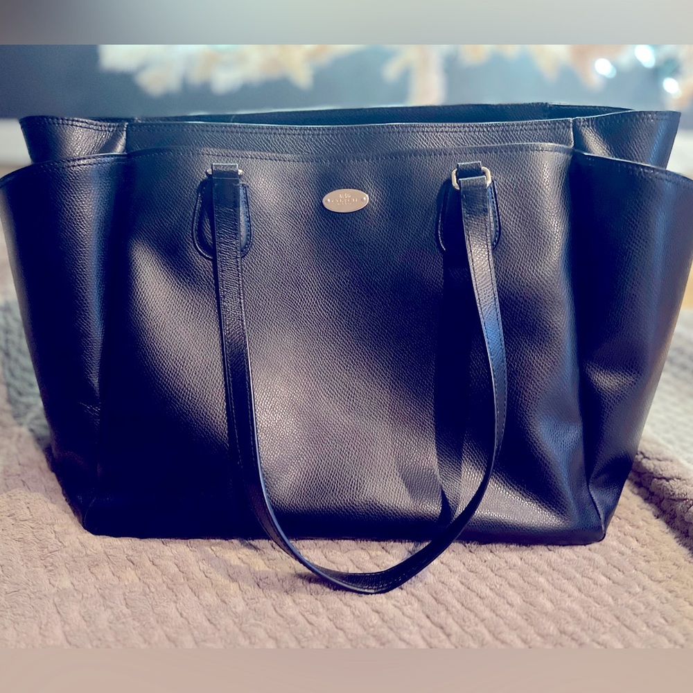 Coach Black Tote /Diaper Bag!